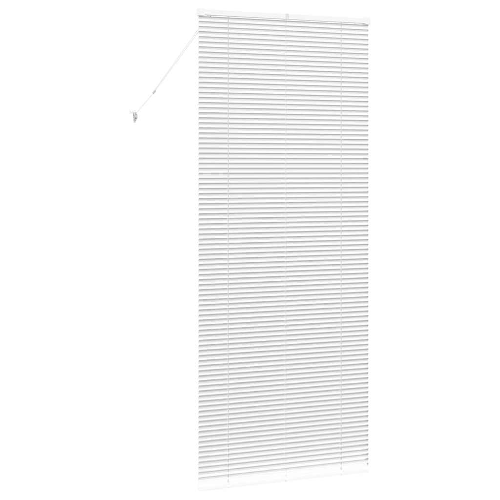 Venetian Blinds Height Adjustable White 220 x 85 cm Aluminium