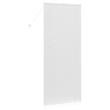 Venetian Blinds Height Adjustable White 220 x 85 cm Aluminium