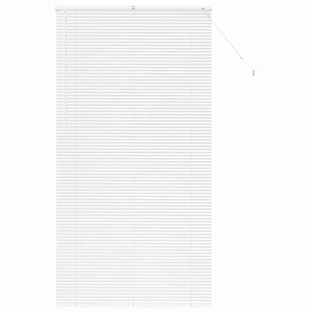 Venetian Blinds Height Adjustable White 220 x 115 cm Aluminium