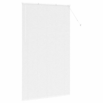 Venetian Blinds Height Adjustable White 220 x 125 cm Aluminium