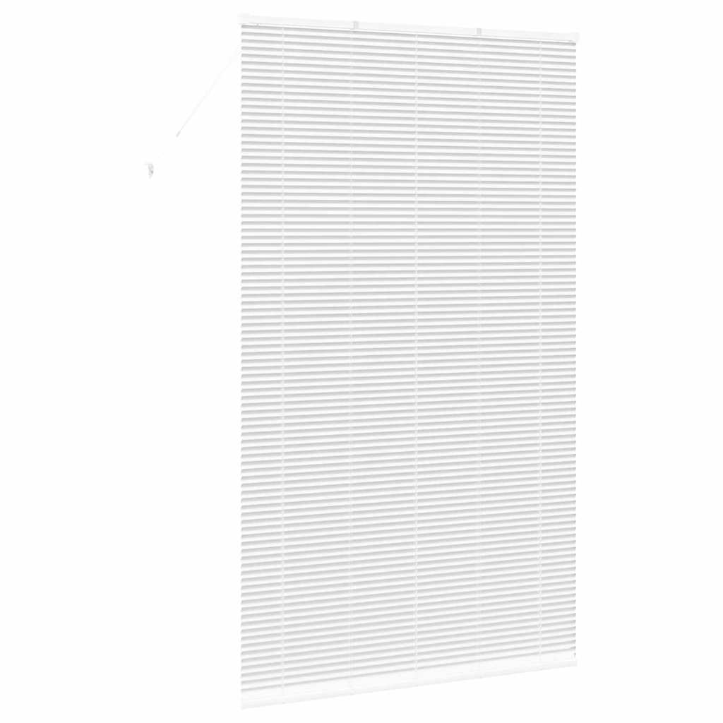 Venetian Blinds Height Adjustable White 220 x 125 cm Aluminium
