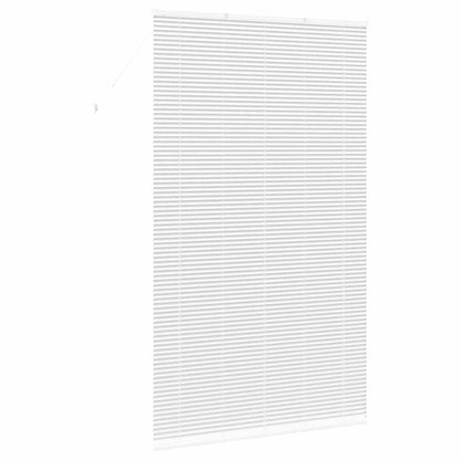 Venetian Blinds Height Adjustable White 220 x 125 cm Aluminium