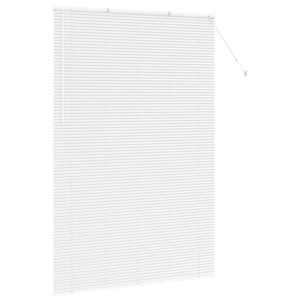 Venetian Blinds Height Adjustable White 220 x 140 cm Aluminium
