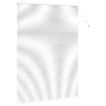 Venetian Blinds Height Adjustable White 220 x 155 cm Aluminium