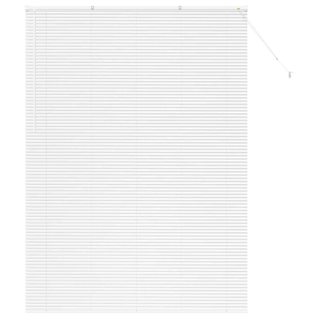 Venetian Blinds Height Adjustable White 220 x 160 cm Aluminium