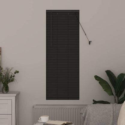 Venetian Blinds Manual Dark Grey 130 x 40 cm Aluminium