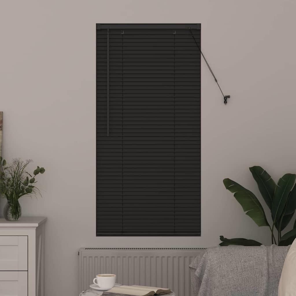 Venetian Blinds Manual Dark Grey 130 x 60 cm Aluminium