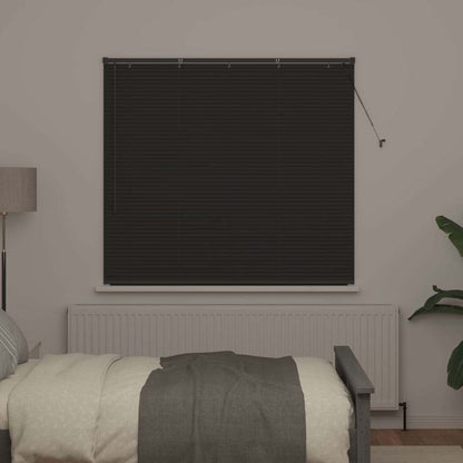 Venetian Blinds Manual Dark Grey 130 x 145 cm Aluminium