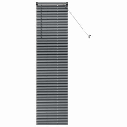 Venetian Blinds Manual Dark Grey 175 x 45 cm Aluminium