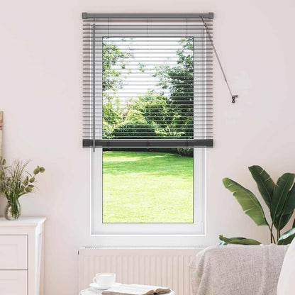 Venetian Blinds Manual Dark Grey 175 x 70 cm Aluminium