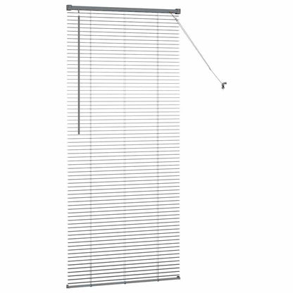 Venetian Blinds Manual Dark Grey 175 x 70 cm Aluminium