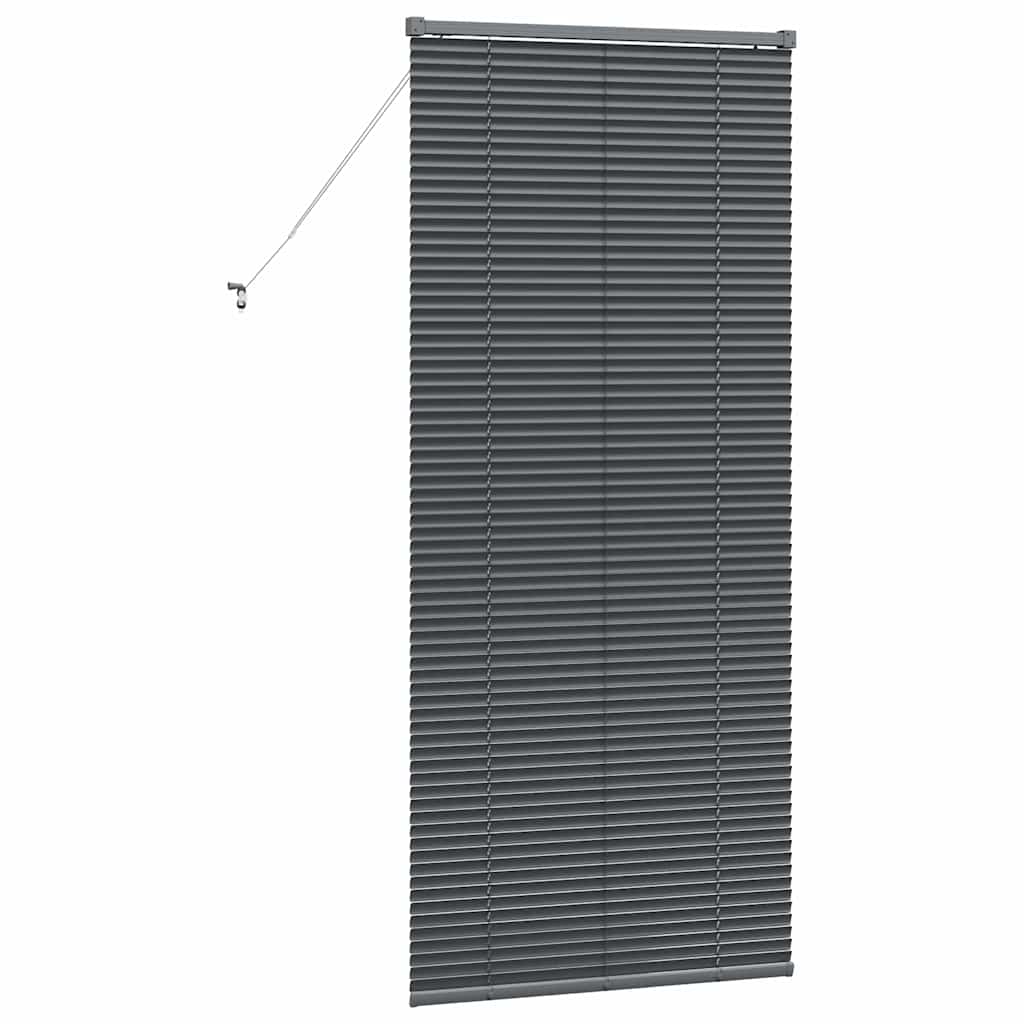 Venetian Blinds Manual Dark Grey 175 x 70 cm Aluminium