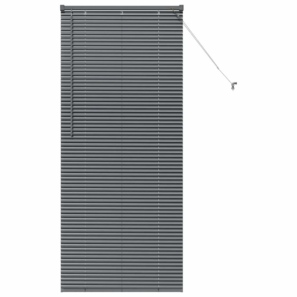 Venetian Blinds Manual Dark Grey 175 x 70 cm Aluminium