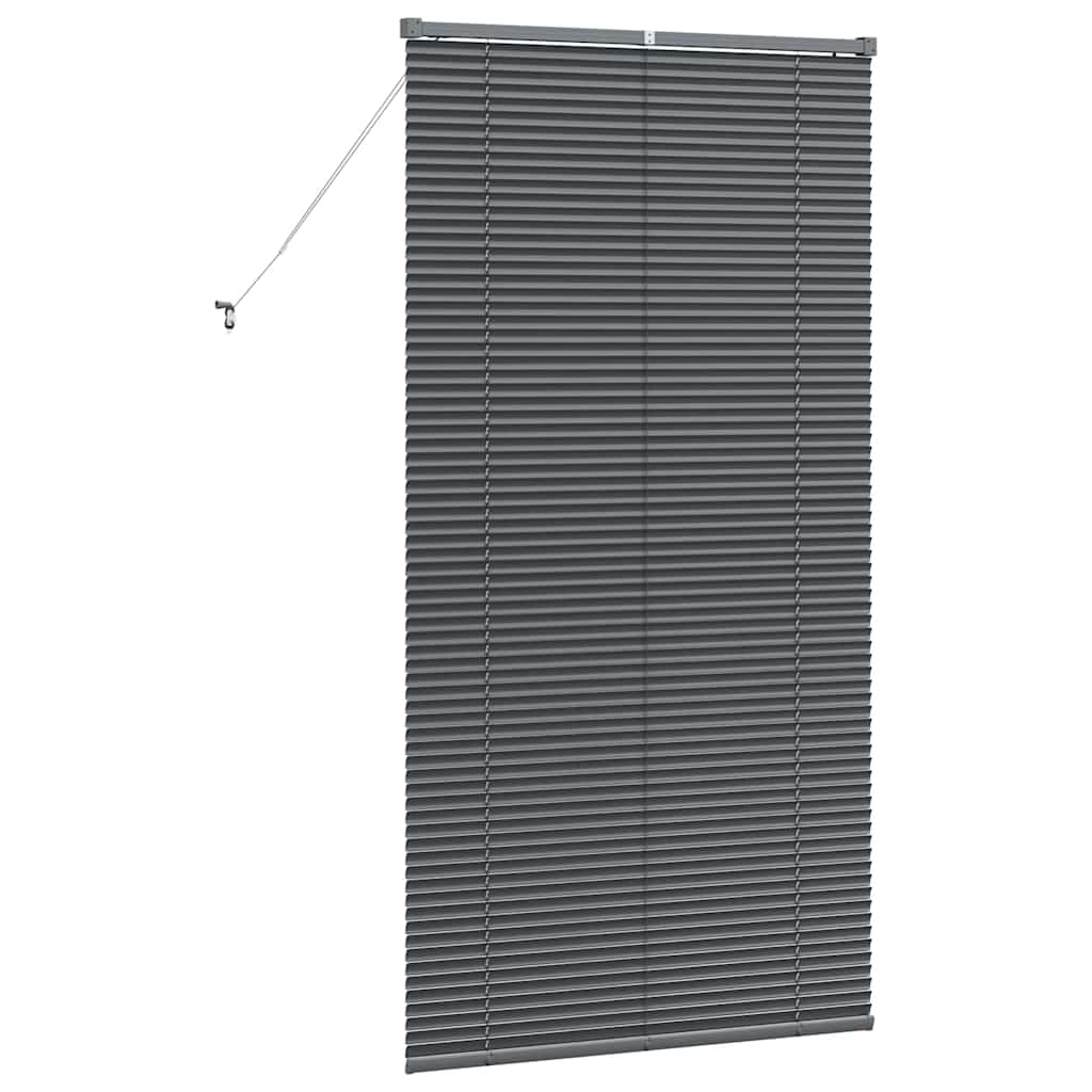 Venetian Blinds Manual Dark Grey 175 x 85 cm Aluminium