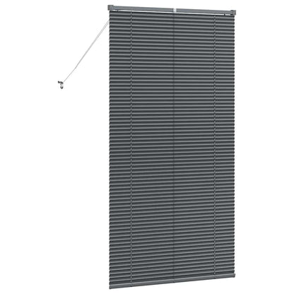 Venetian Blinds Manual Dark Grey 175 x 85 cm Aluminium