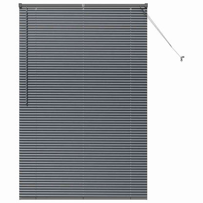 Venetian Blinds Manual Dark Grey 175 x 115 cm Aluminium