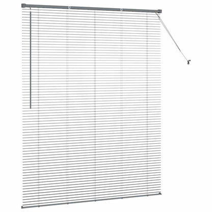 Venetian Blinds Manual Dark Grey 175 x 140 cm Aluminium