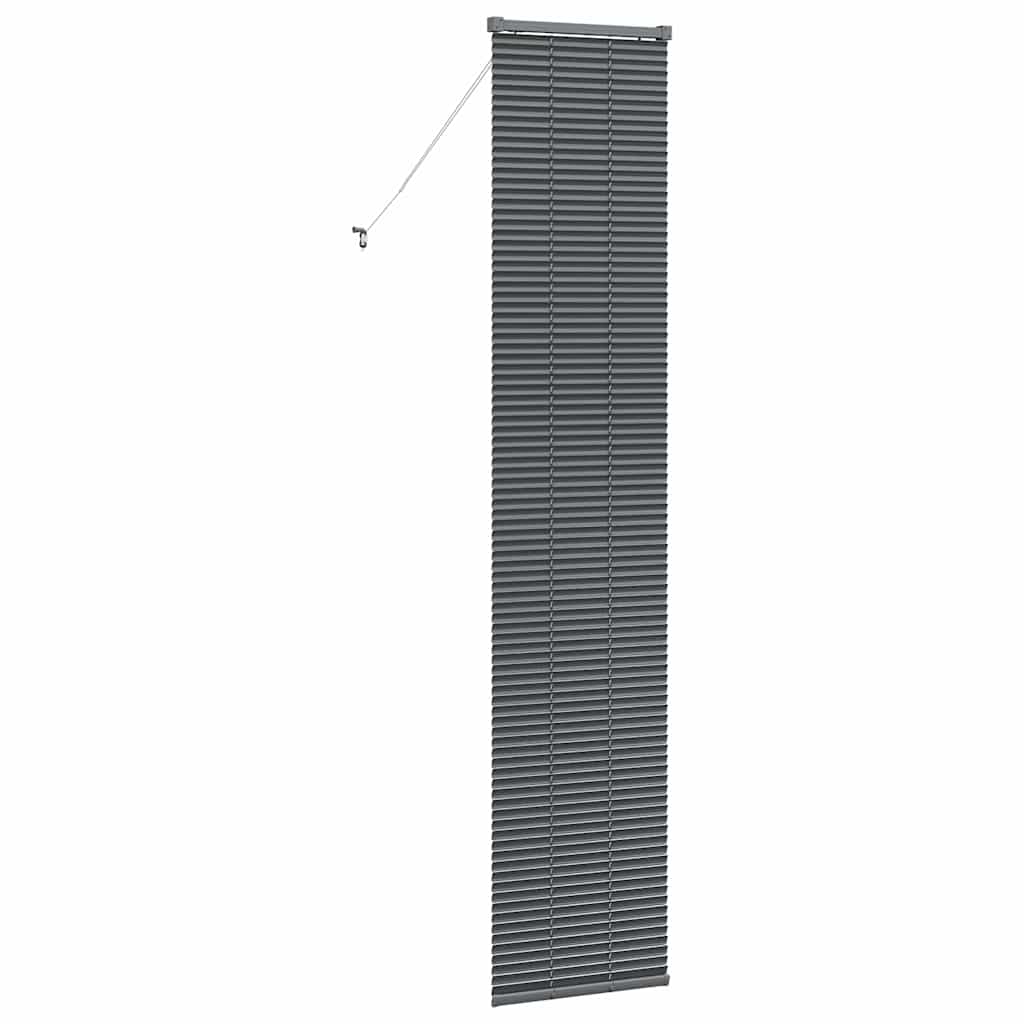 Venetian Blinds Manual Dark Grey 220 x 50 cm Aluminium