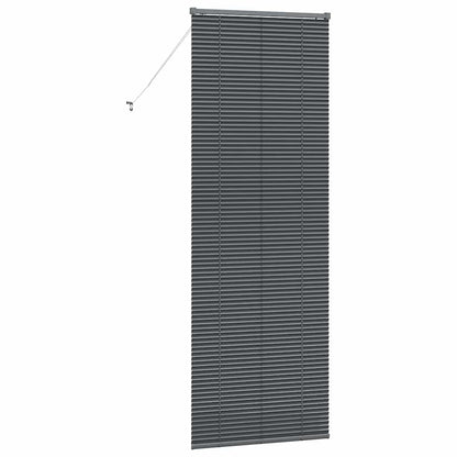 Venetian Blinds Manual Dark Grey 220 x 70 cm Aluminium