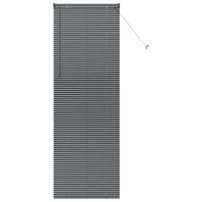 Venetian Blinds Manual Dark Grey 220 x 70 cm Aluminium