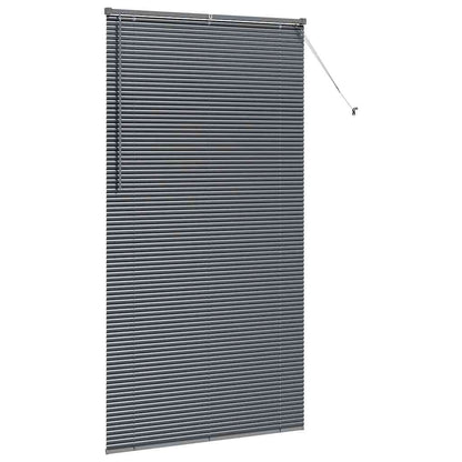 Venetian Blinds Manual Dark Grey 220 x 120 cm Aluminium