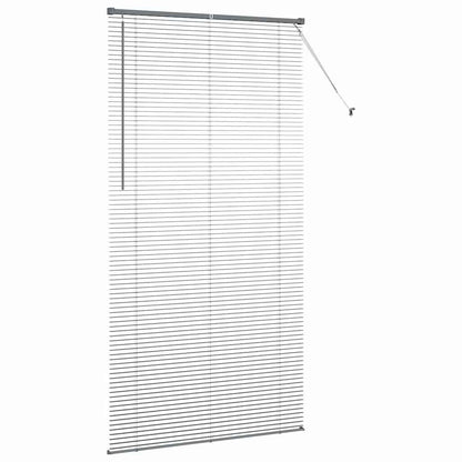Venetian Blinds Manual Dark Grey 220 x 120 cm Aluminium