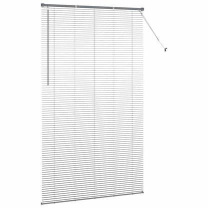 Venetian Blinds Manual Dark Grey 220 x 130 cm Aluminium