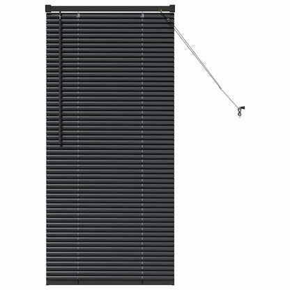 Venetian Blinds Manual Black 60 x 2.5 x 130 cm Aluminium