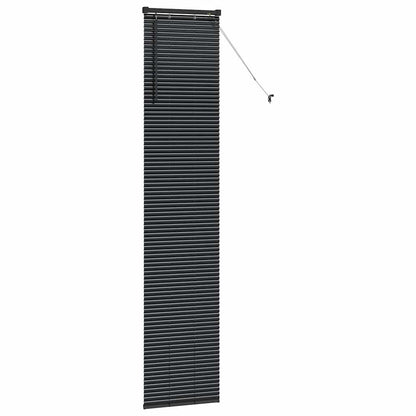 Venetian Blinds Height Adjustable Black 220 x 40 cm Aluminium