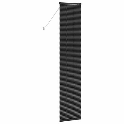Venetian Blinds Height Adjustable Black 220 x 40 cm Aluminium