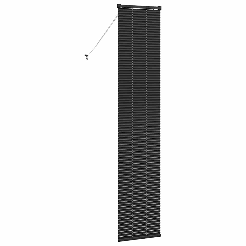 Venetian Blinds Height Adjustable Black 220 x 50 cm Aluminium