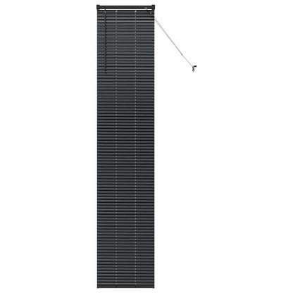 Venetian Blinds Height Adjustable Black 220 x 50 cm Aluminium