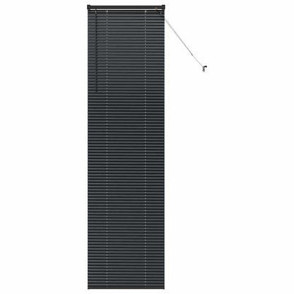 Venetian Blinds Height Adjustable Black 220 x 60 cm Aluminium