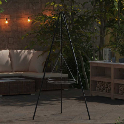 Campfire Tripod 2 pcs Black Steel