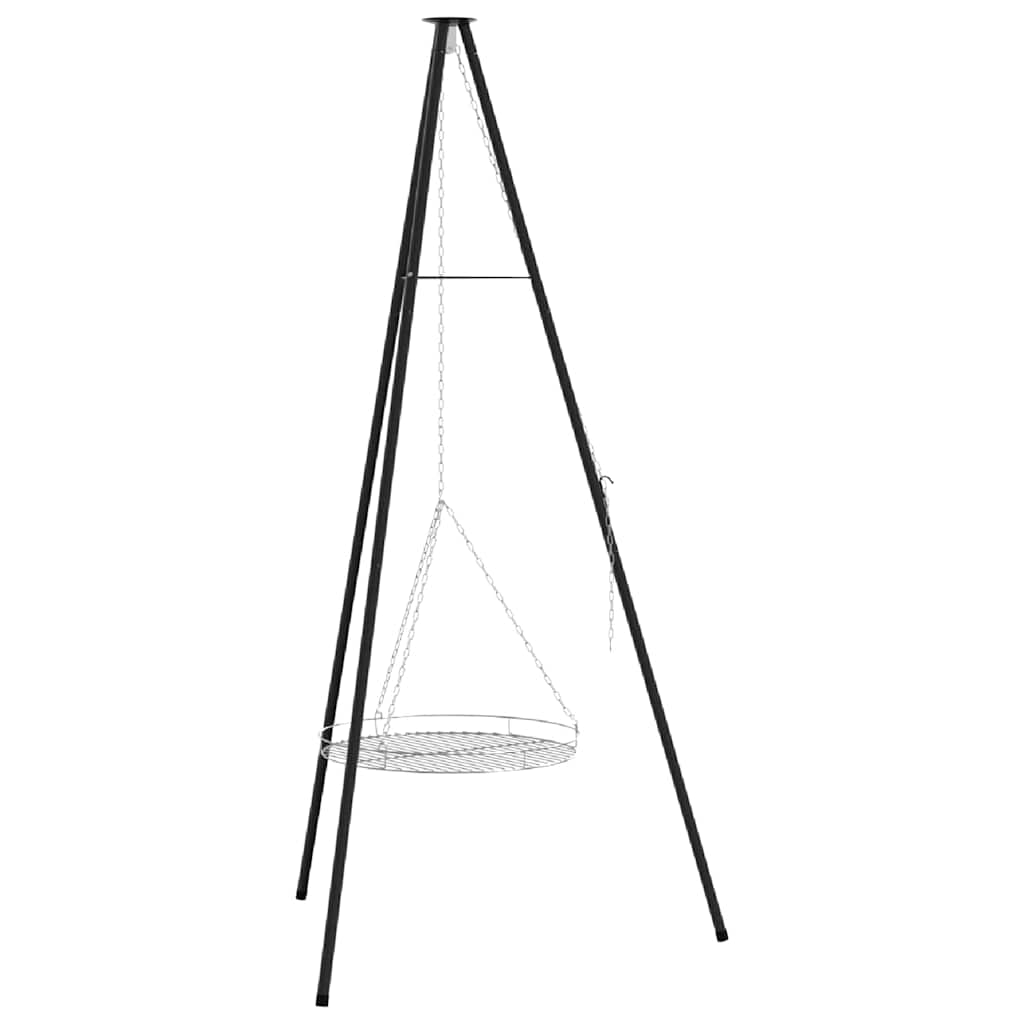 Campfire Tripod 2 pcs Black Steel