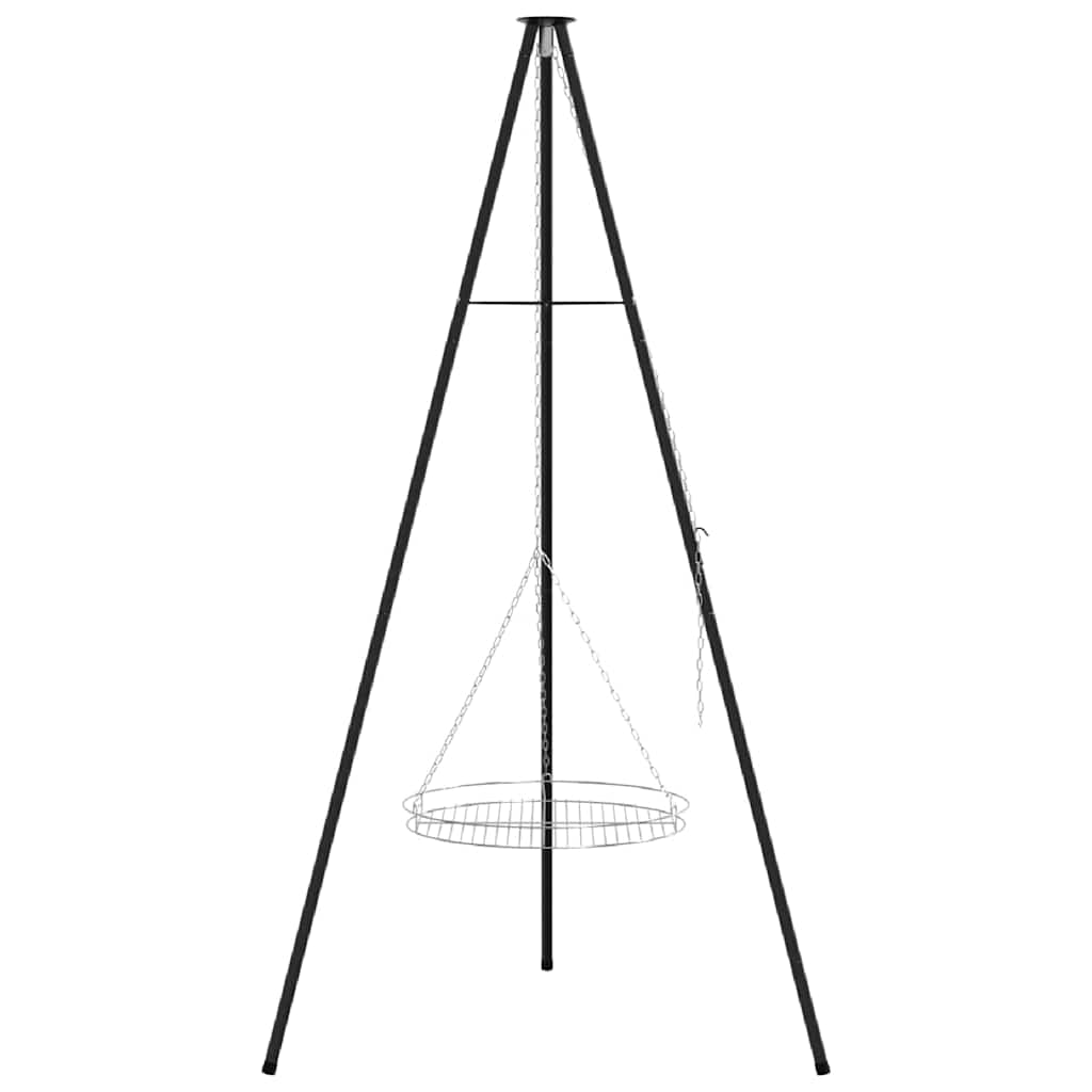 Campfire Tripod 2 pcs Black Steel