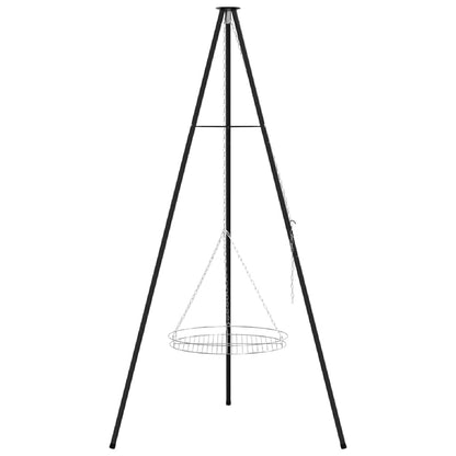 Campfire Tripod 2 pcs Black Steel