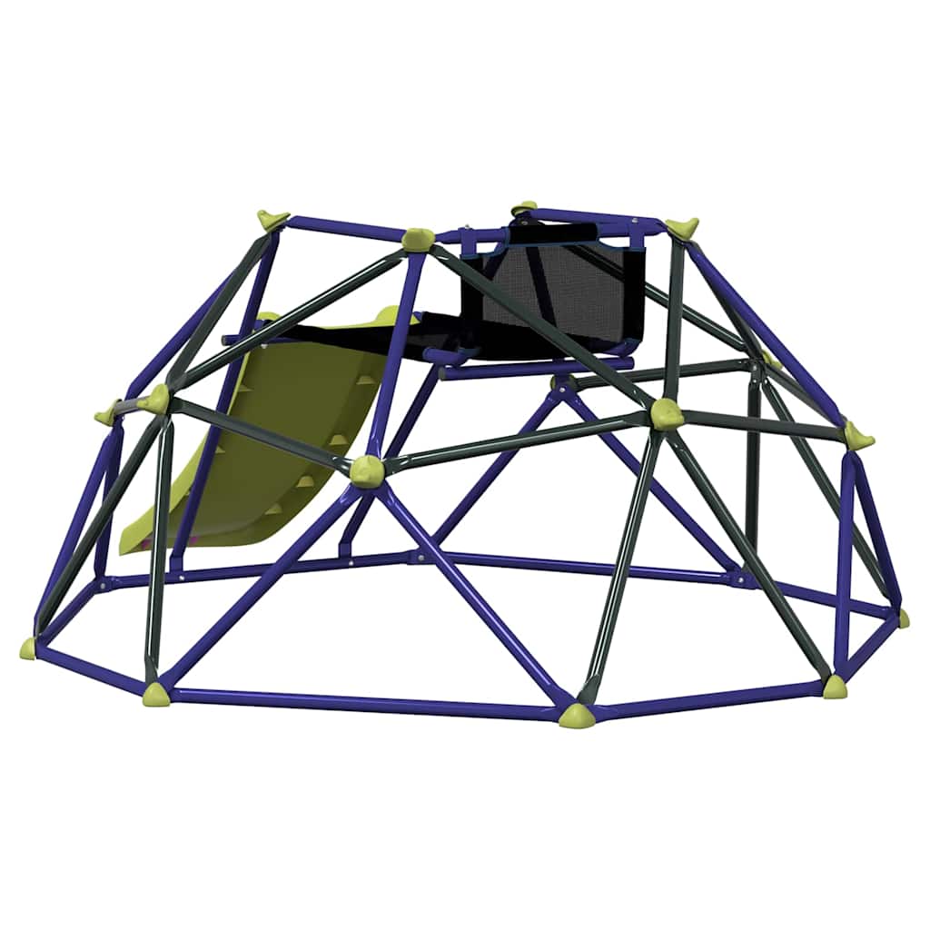 Children Climbing Dome Blue 6FT with Slide Steel