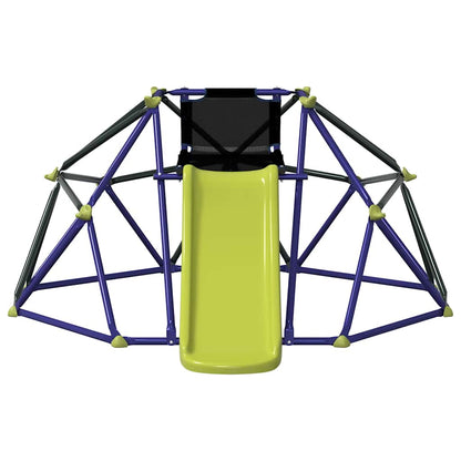 Children Climbing Dome Blue 6FT with Slide Steel