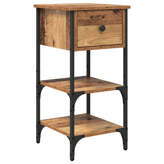 Bedside Cabinet Brown 33.5 x 36 x 70 cm Engineered Wood