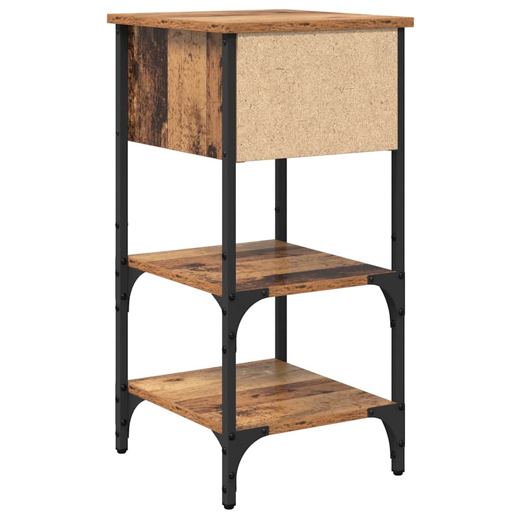 Bedside Cabinet Brown 33.5 x 36 x 70 cm Engineered Wood