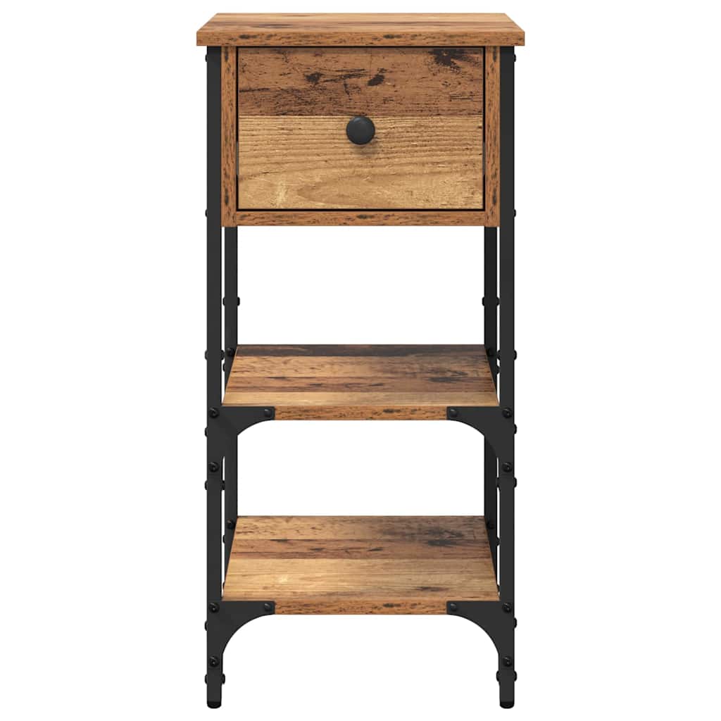 Bedside Cabinet Brown 33.5 x 36 x 70 cm Engineered Wood