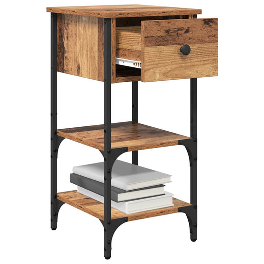 Bedside Cabinet Brown 33.5 x 36 x 70 cm Engineered Wood