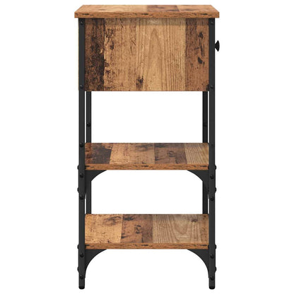 Bedside Cabinet Brown 33.5 x 36 x 70 cm Engineered Wood