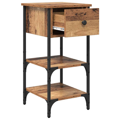 Bedside Cabinet 2 pcs Brown 33.5 x 36 x 70 cm Engineered Wood