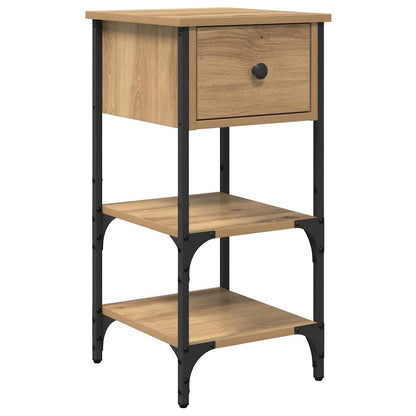 Bedside Cabinet Brown 33.5 x 36 x 70 cm Engineered Wood