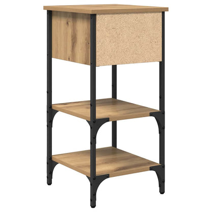 Bedside Cabinet 2 pcs Brown 33.5 x 36 x 70 cm Engineered Wood