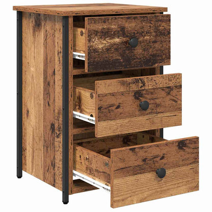 Bedside Cabinet Brown 40 x 36 x 60 cm Solid Reclaim Wood
