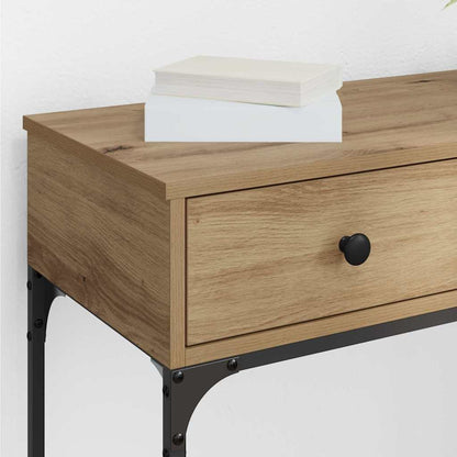 Console Table Artisan oak 75 x 34.5 x 75 cm Engineered wood