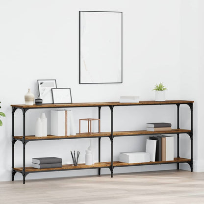 Console Table Old Wood 200 x 29 x 75 cm